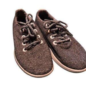 Allbirds Womens Wool Runners W8 Gray Lace-Up Casual Sneakers Soft & Comfortable